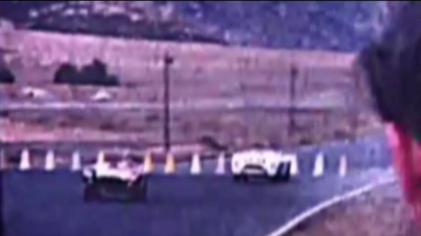 Dave MacDonald races the Carroll Shelby Cobra 260ci to its first ever win at Riverside International Raceway